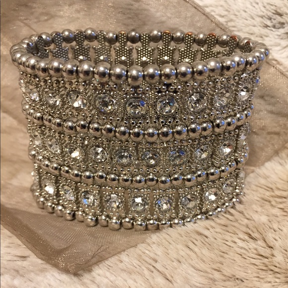Chico's Jewelry - Sparkling Rhinestone Stretch Cuff by Chico's